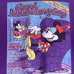 Disney Goodmouse Keeping Tshirt Purple
